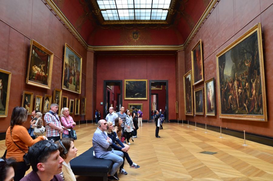 Rubensgemälde im Louvre.