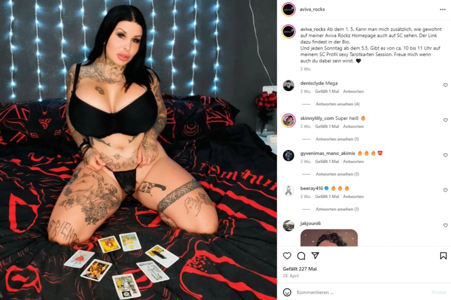 Pornodarstellerin Aviva Rocks glaubt, dass Lina Love, die im Video zu sehen ist, vom Skandal profitiert.