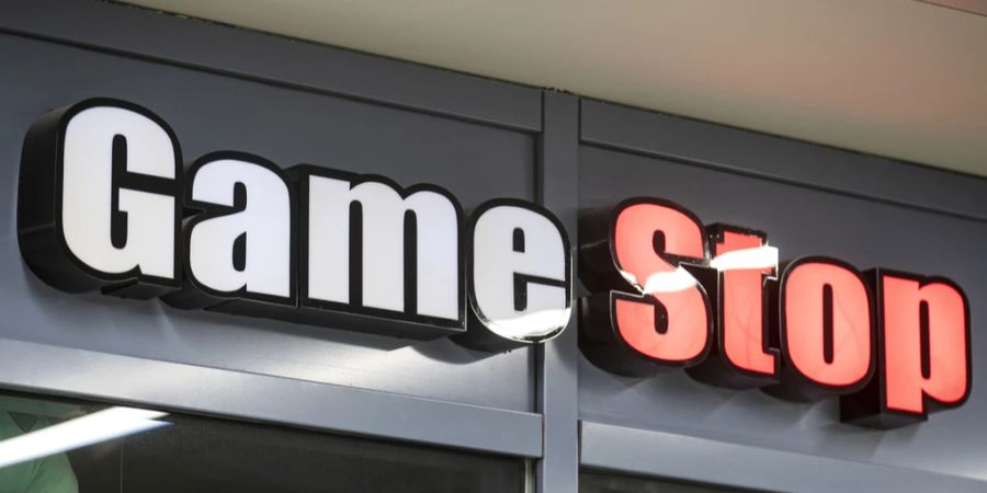 GameStop Logo über Laden