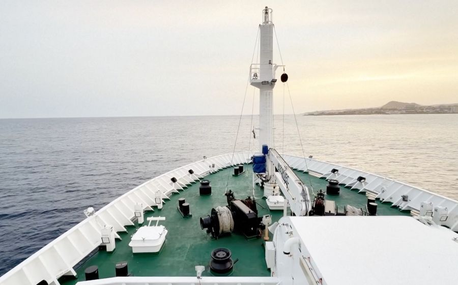 Die MV Hondius liegt vor Kap Verde und darf nicht anlegen.