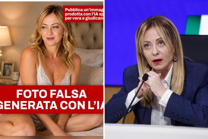Giorgia Meloni KI-Bild Deepfakes