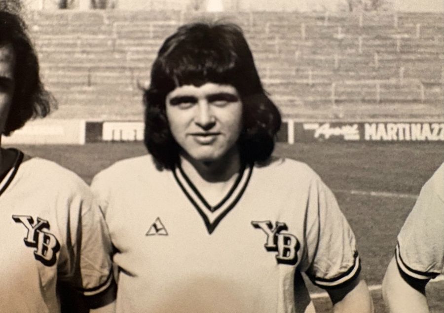 YB-Stürmer Peter Bruni 1974. Zwei Jahre zuvor wurde der Auswahlspieler Schweizer Meister mit den Inter-B-Junioren.