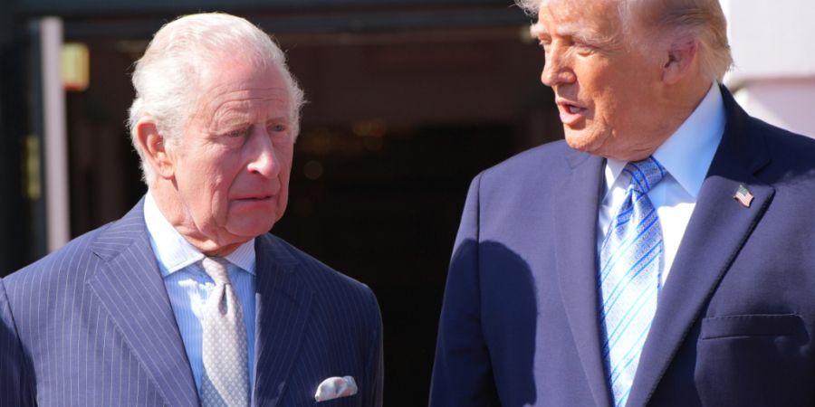 König Charles III. neben US-Präsident Donald Trump. Foto: Alex Brandon/AP/dpa