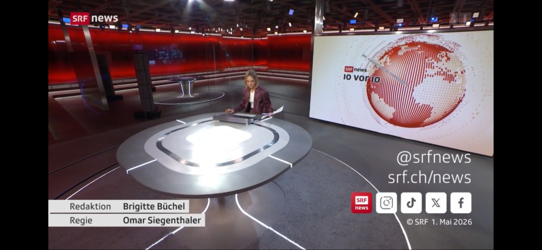 SRF-Moderatorin nach Sendeschluss im Bild: Ein «Handlingfehler» — image 3