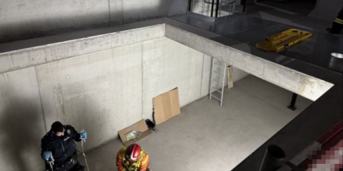 Absturzstelle Baustelle