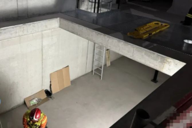 Absturzstelle Baustelle