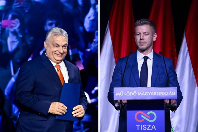 Viktor Orban Peter Magyar