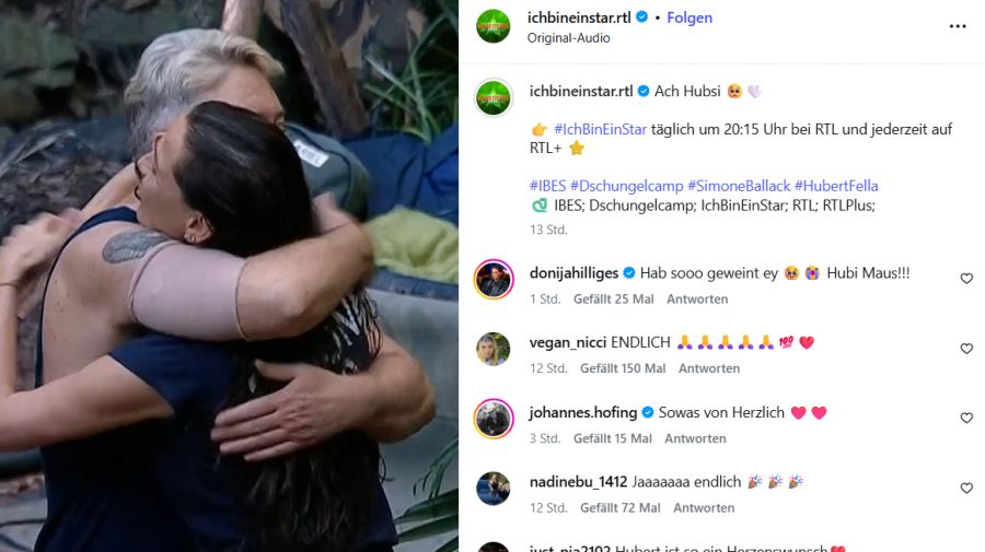 Auch am nächsten Tag lässt Hubert die Geschichte nicht los. Er schliesst Simone unter Tränen in die Arme.