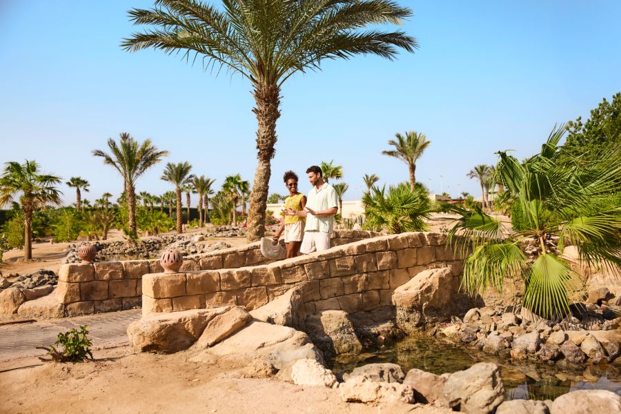 Der ROBINSON SOMA BAY liegt an der Soma Bay, der schönsten Bucht am Roten Meer. Es ist der perfekte Ausgangspunkt für Tauchausflüge. Daneben bietet das Hotel unter anderem Yoga-Stunden und Ayurveda-Massagen an.