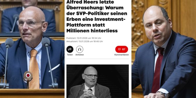 Alfred Heer Kriminelle Werbung
