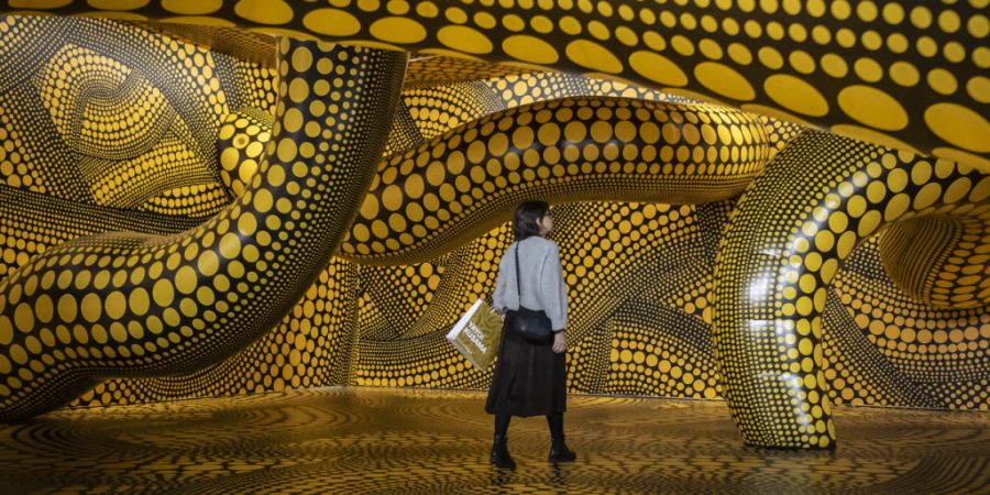 An der Basler Museumsnacht bietet sich eine letzte Gelegenheit, die Ausstellung von Yayoi Kusama in der Fondation Beyeler zu sehen. (Archivbild)