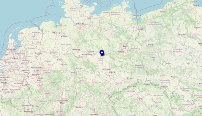 In Magdeburg sollte das Chip-Werk von Intel entstehen. karte zeigt magdeburg intel