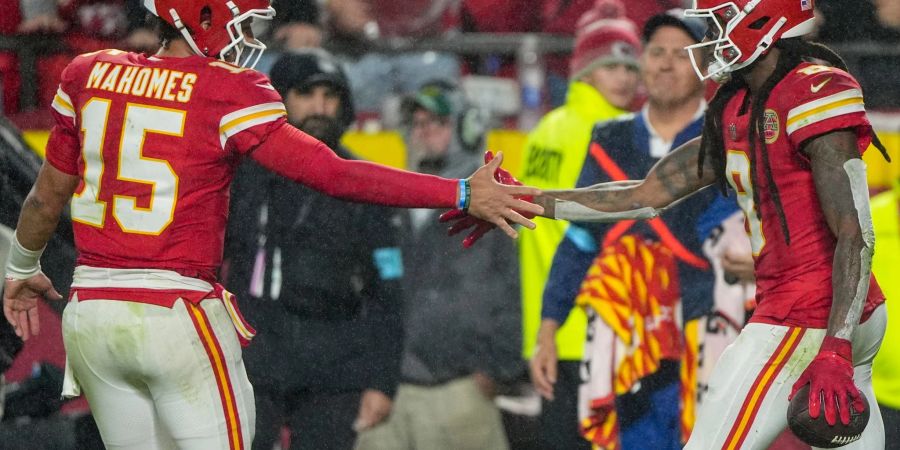 DeAndre Hopkins erarbeitete sich schnell das Vertrauen von Quarterback Patrick Mahomes.