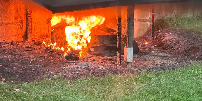 Sennwald SG: Brand von Mähroboter. Sennwald SG