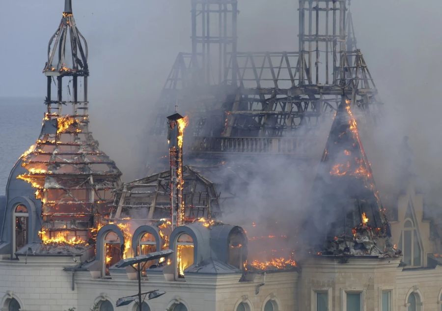 Bei diesem Raketenangriff auf Odessa im April wurden vier Menschen aus der Ukraine getötet und etwa 30 verletzt. (Archivbild)