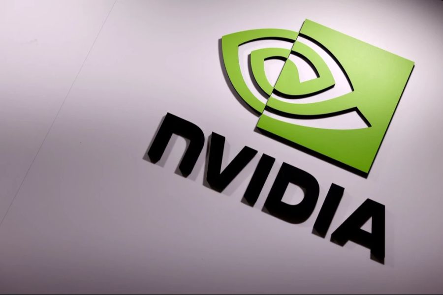 nvidia logo in grün