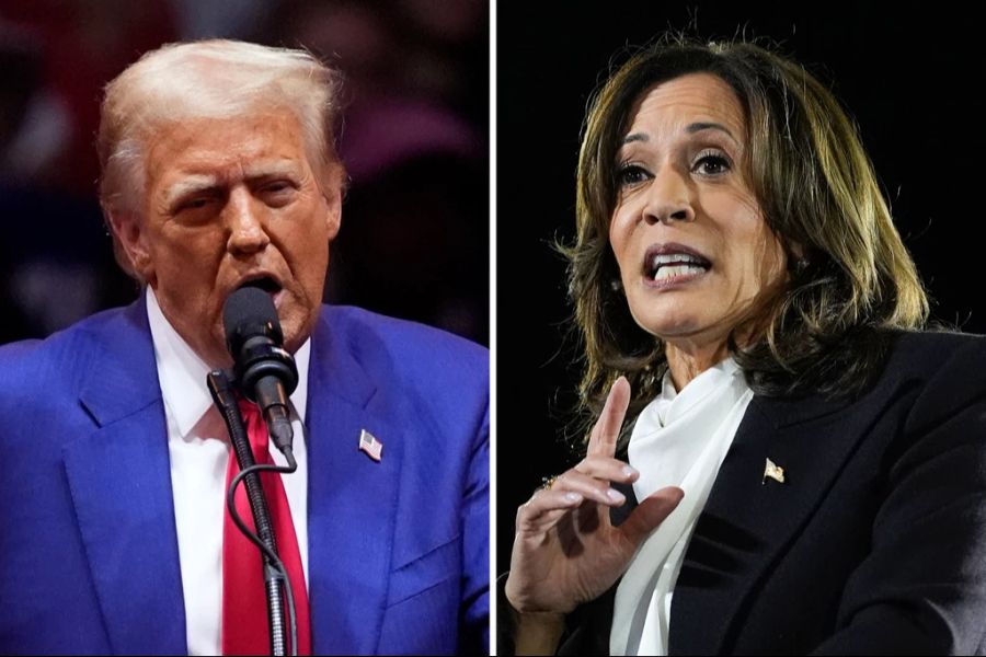 Donald Trump oder Kamala Harris? Dieser Frage können sich die US-Amerikanerinnen und -Amerikaner bis am Dienstag stellen.