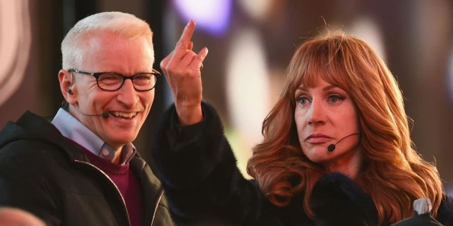 Anderson Cooper und Kathy Griffin im Jahr 2016