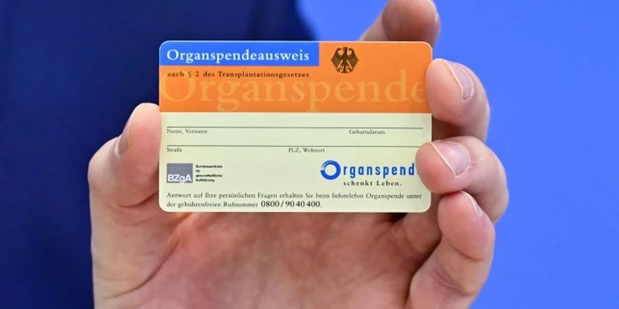 Organspendeausweis