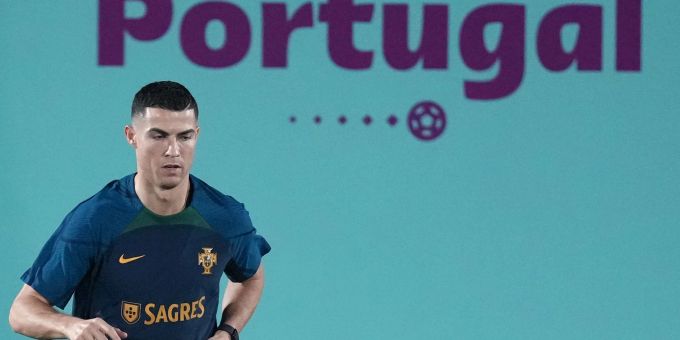 Cristiano Ronaldo wird am Donnerstag mit Portugals Nationalmannschaft gegen Ghana antreten. wm 2022