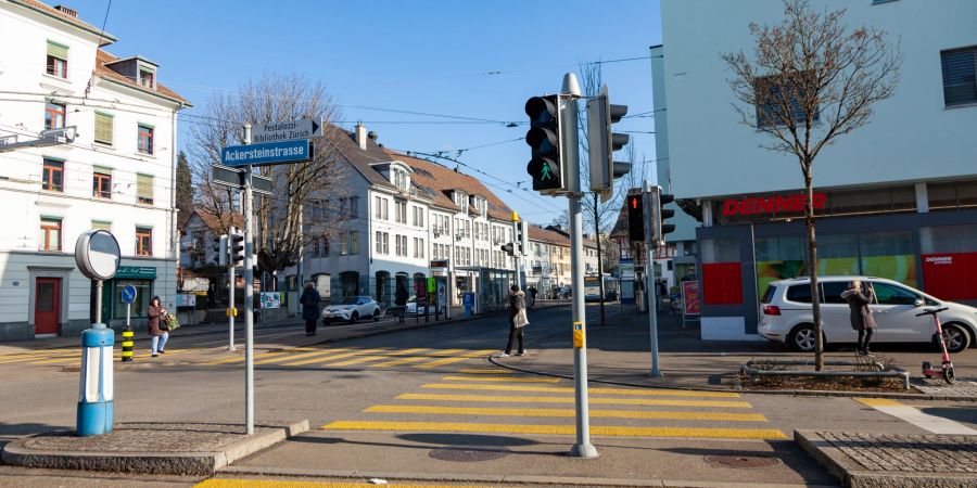 Der Maierhofplatz in Zürich.