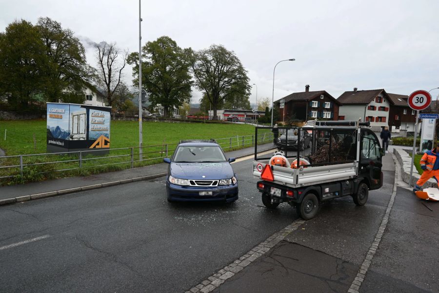 Der Lieferwagenlenker wurde beim Unfall verletzt