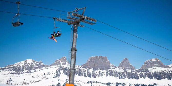 Bergbahn am Flumserberg