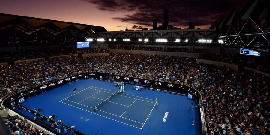 Die ausverkaufte Margaret Court Arena.