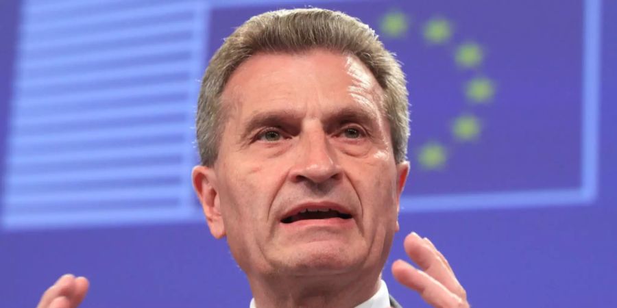 Günther Oettinger, EU-Kommissar.