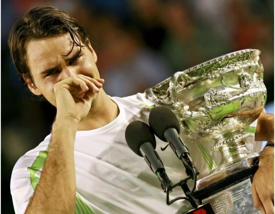 Der zyprische Tennisspieler Marcos Baghdatis versuchte 2006 am Australian Open vergeblich, Federer am nächsten Grand-Slam-Titel zu hindern. Federer gewinnt mit 5:7, 7:5, 6:0, 6:2.