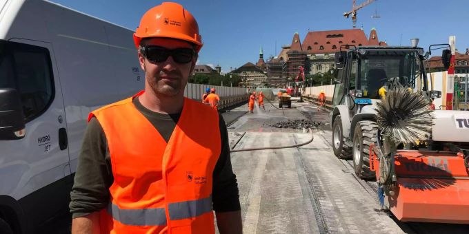 Auswirkungen auf ÖV - Sanierung der Kirchenfeldbrücke gut gestartet