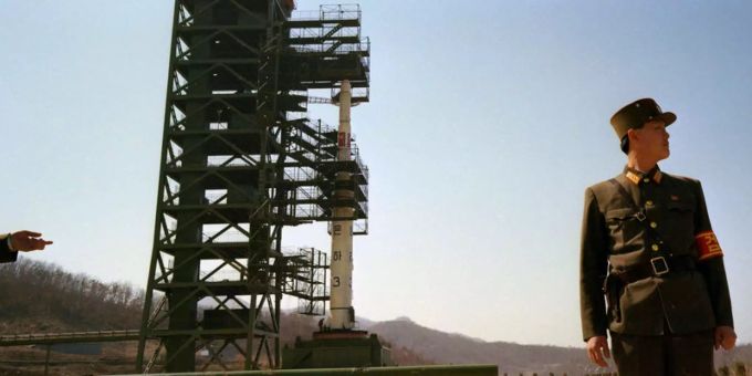 Die Raketen-Startanlage Sohae in Nordkorea. Die Raketen-Startanlage Sohae in Nordkorea.