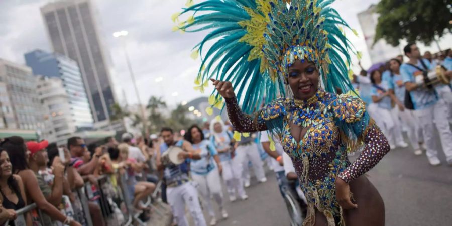 Rio feiert den jährlichen Karneval.