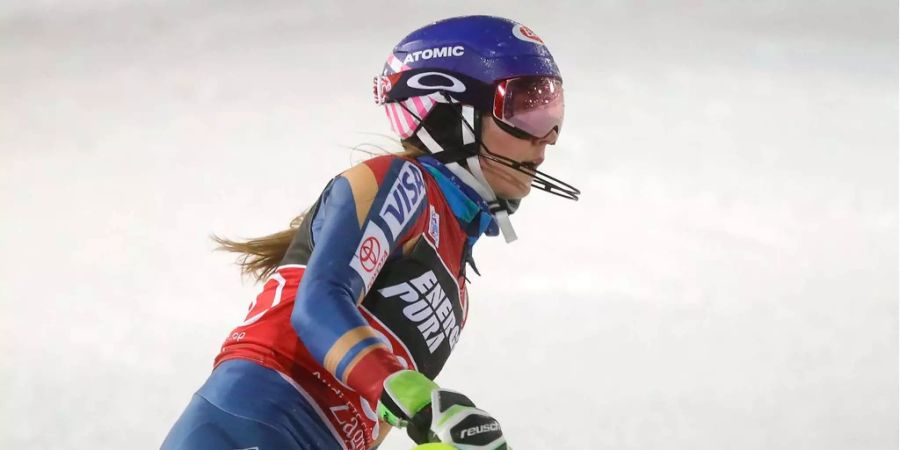 Mikaela Shiffrin gewinnt auch das zweite Rennen in Kranjska Gora.