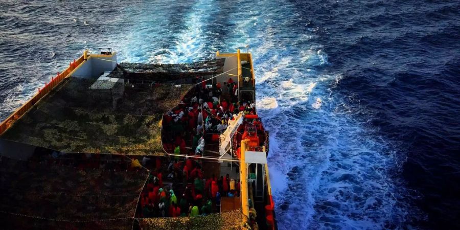 66 Flüchtlinge befanden sich auf dem Schiff (Archivbild).