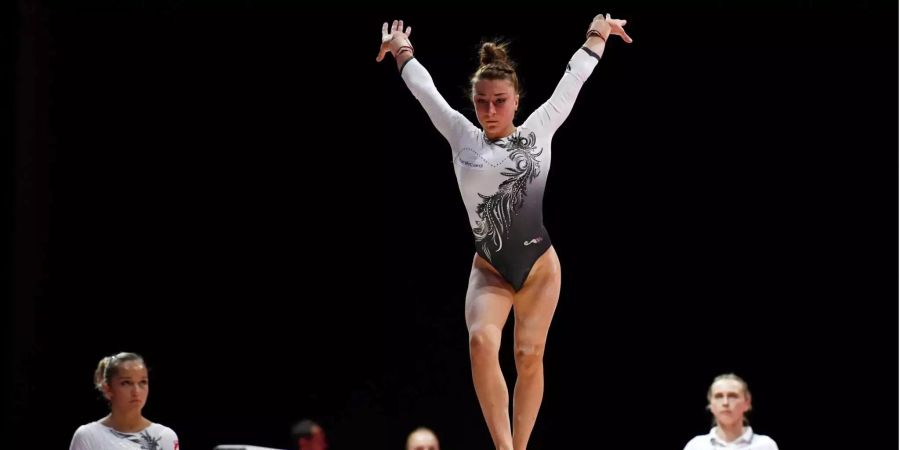 Ilaria Käslin an den European Championships in Glasgow (SCO).