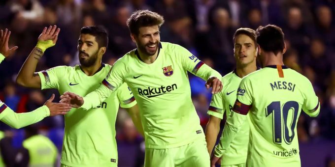 5:0 gegen Levante - Messi führt Barcelona mit Gala zum Sieg