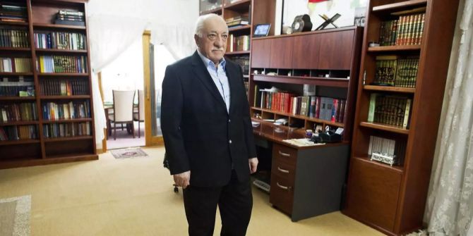 Fethullah Gülen in seiner Residenz in Pennsylvania (USA).