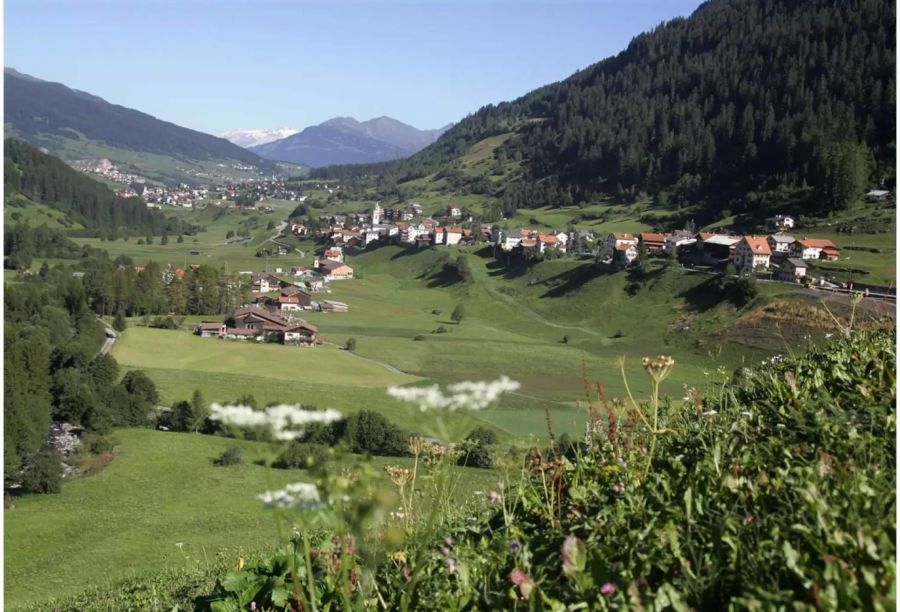Die Gemeinde Savognin im Graubünden - Keystone