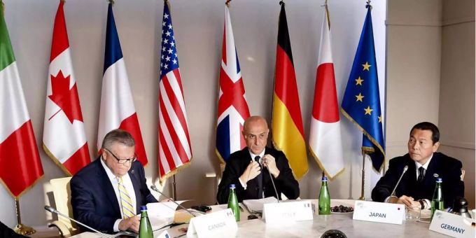 Ministertreffen der G7-Staaten. Ministertreffen der G7-Staaten.