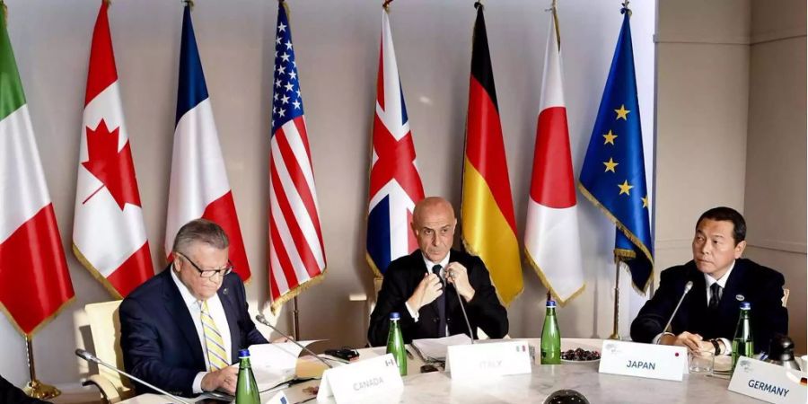 Ministertreffen der G7-Staaten.