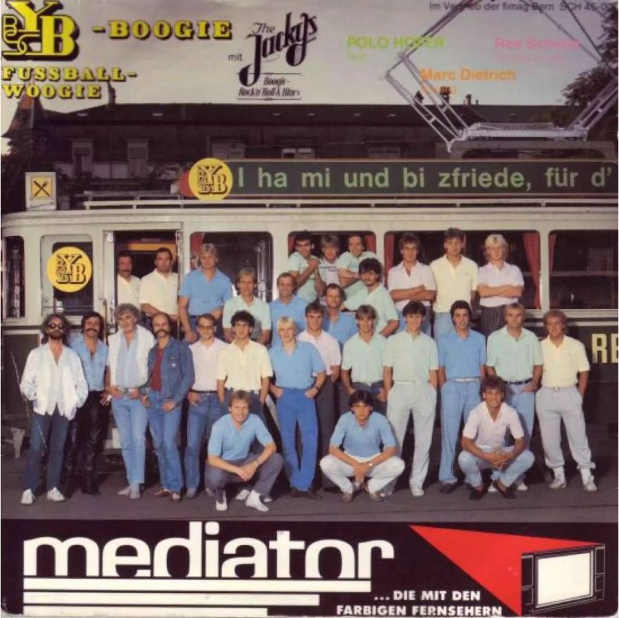 Das Cover vom legendären «YB-Boogie» aus dem Jahr 1986.