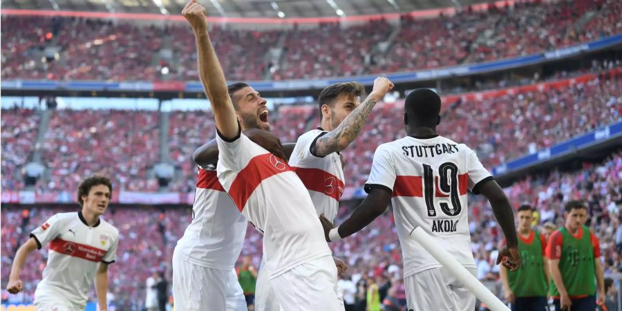 Stuttgart gewinnt in München gleich mit 4:1.