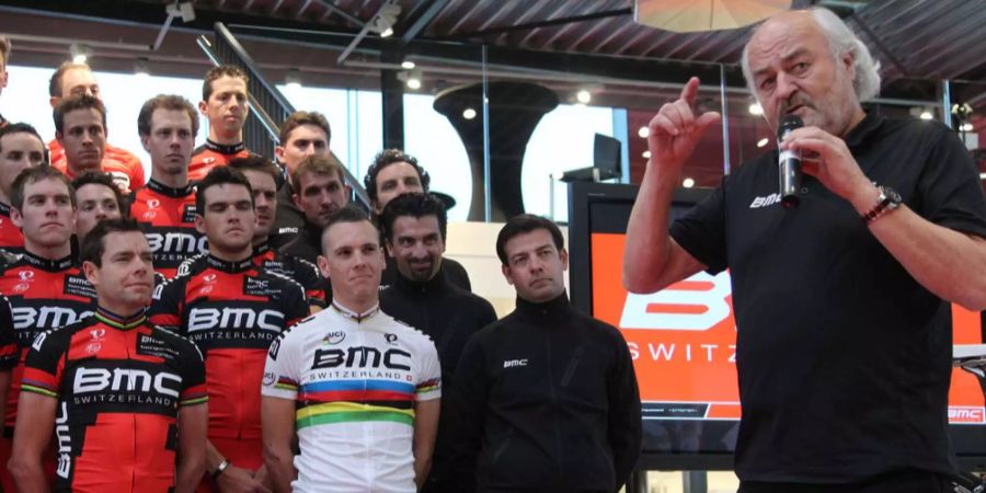 Rihs und das «BMC Racing Team»: Der Radsport war seine grosse Leidenschaft.