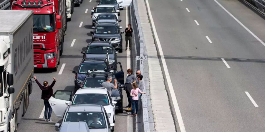 Ruhe bewahren, lautete heute das Credo vor dem Gotthard.