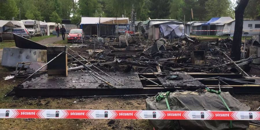 Offenbar soll eine Gasflasche explodiert sein.