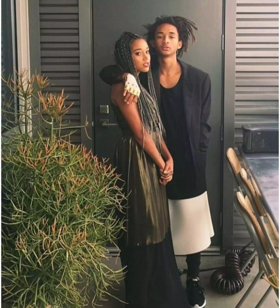 Jaden Smith begleitete «Hunger Games»-Star Amandla Stenberg in einem Kleid an ihren Abschlussball.