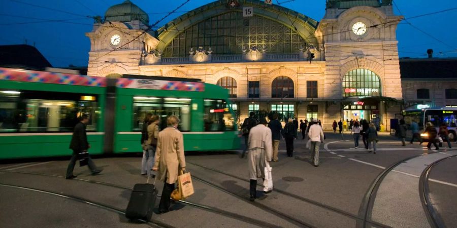 Sie ist die gefährlichste Tramhaltestelle in der Schweiz: Basel Bahnhof SBB.