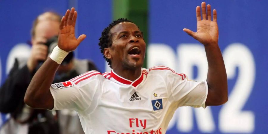 Zum Ende seiner Bundesliga-Karriere spielte Zé Roberto beim Hamburger SV.