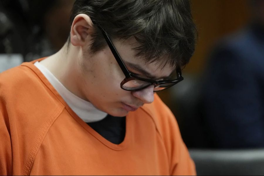 Ethan Crumbley erschoss an einer Schule in Michigan vier Schüler.